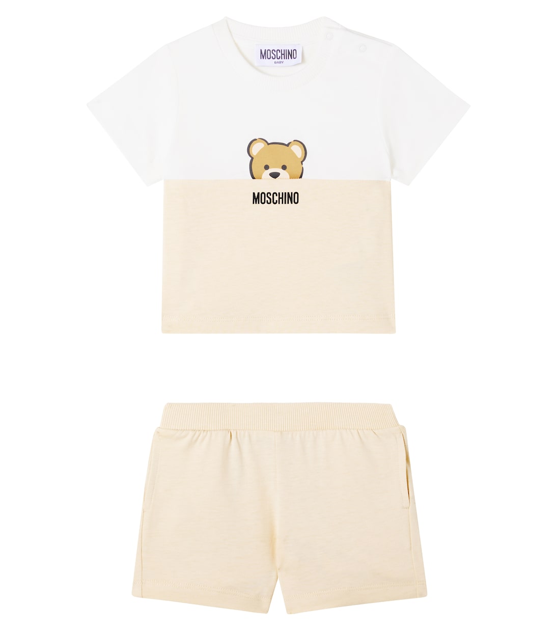Bebé - set de camiseta y shorts de algodón | Moschino Kids