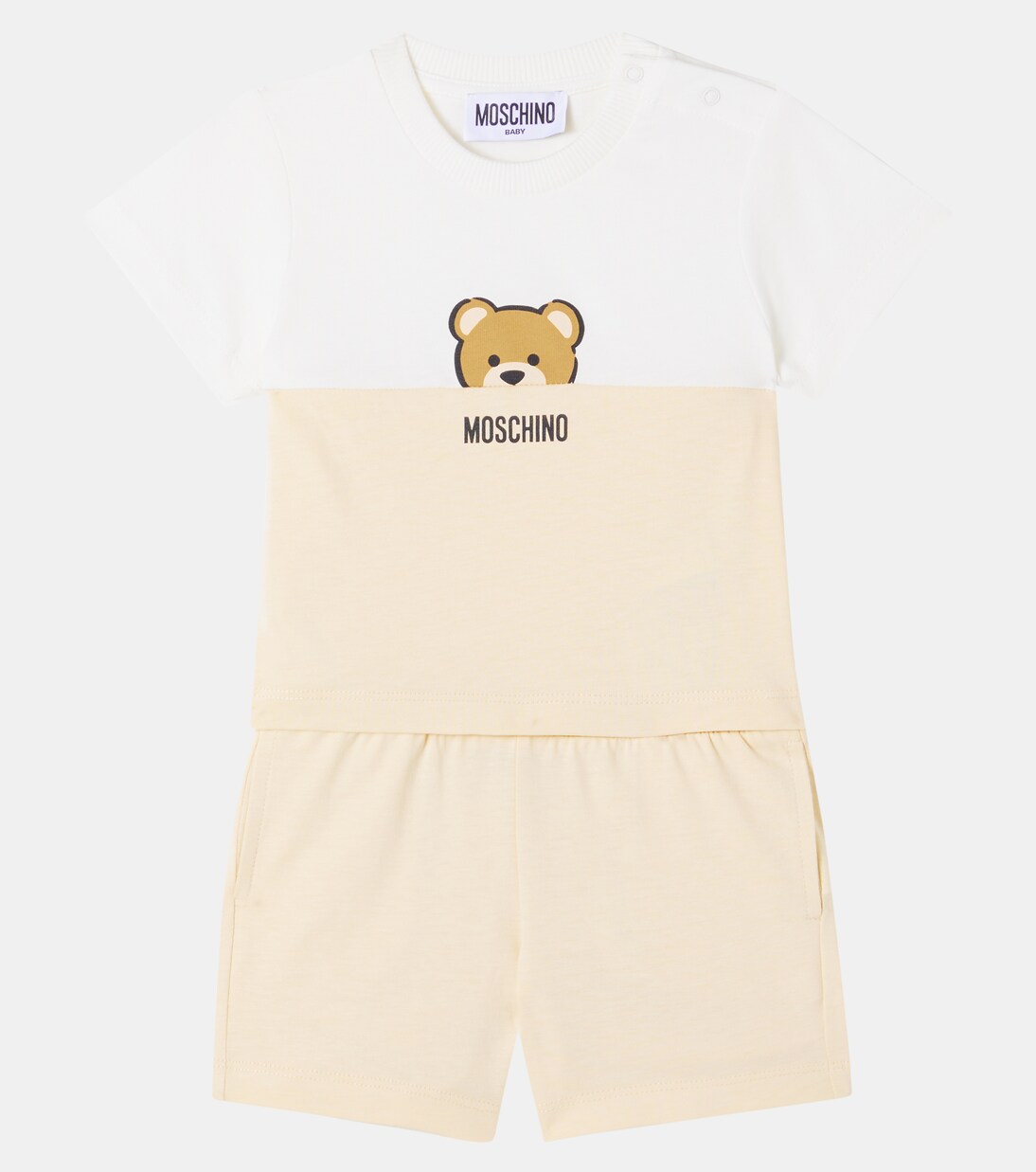 Bebé - set de camiseta y shorts de algodón | Moschino Kids