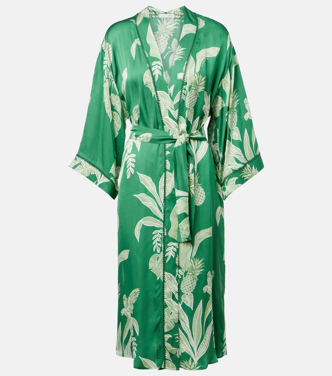 Kaftan Erica aus Satin | Poupette St Barth
