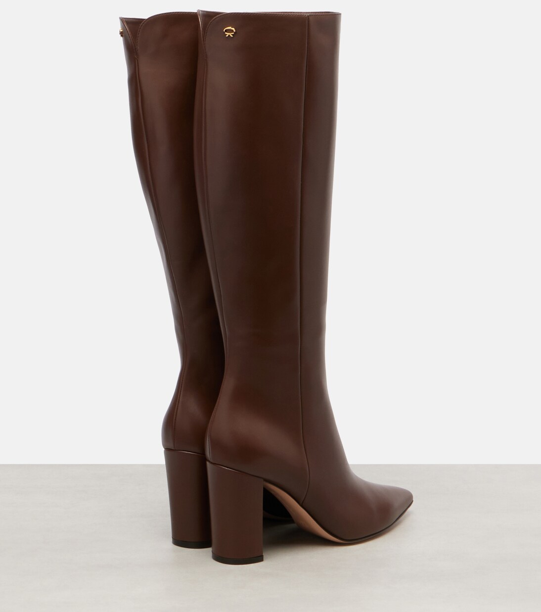 Lyell 85 leather boots | Gianvito Rossi