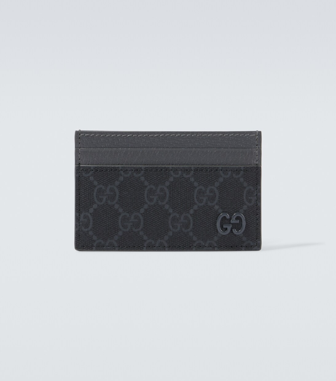 GG Canvas and leather card holder | Gucci