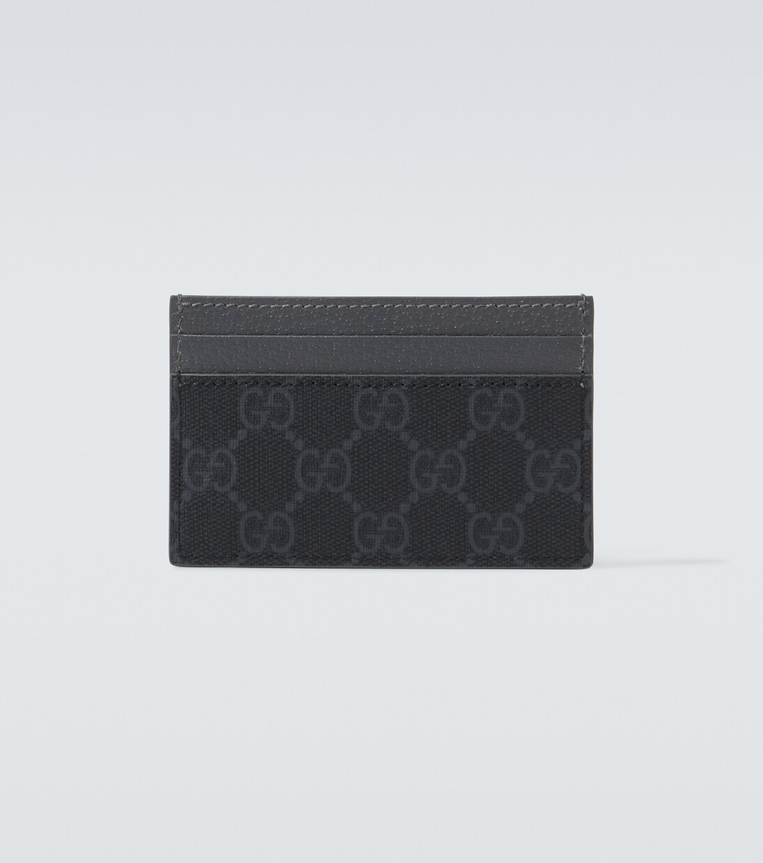 GG Canvas and leather card holder | Gucci