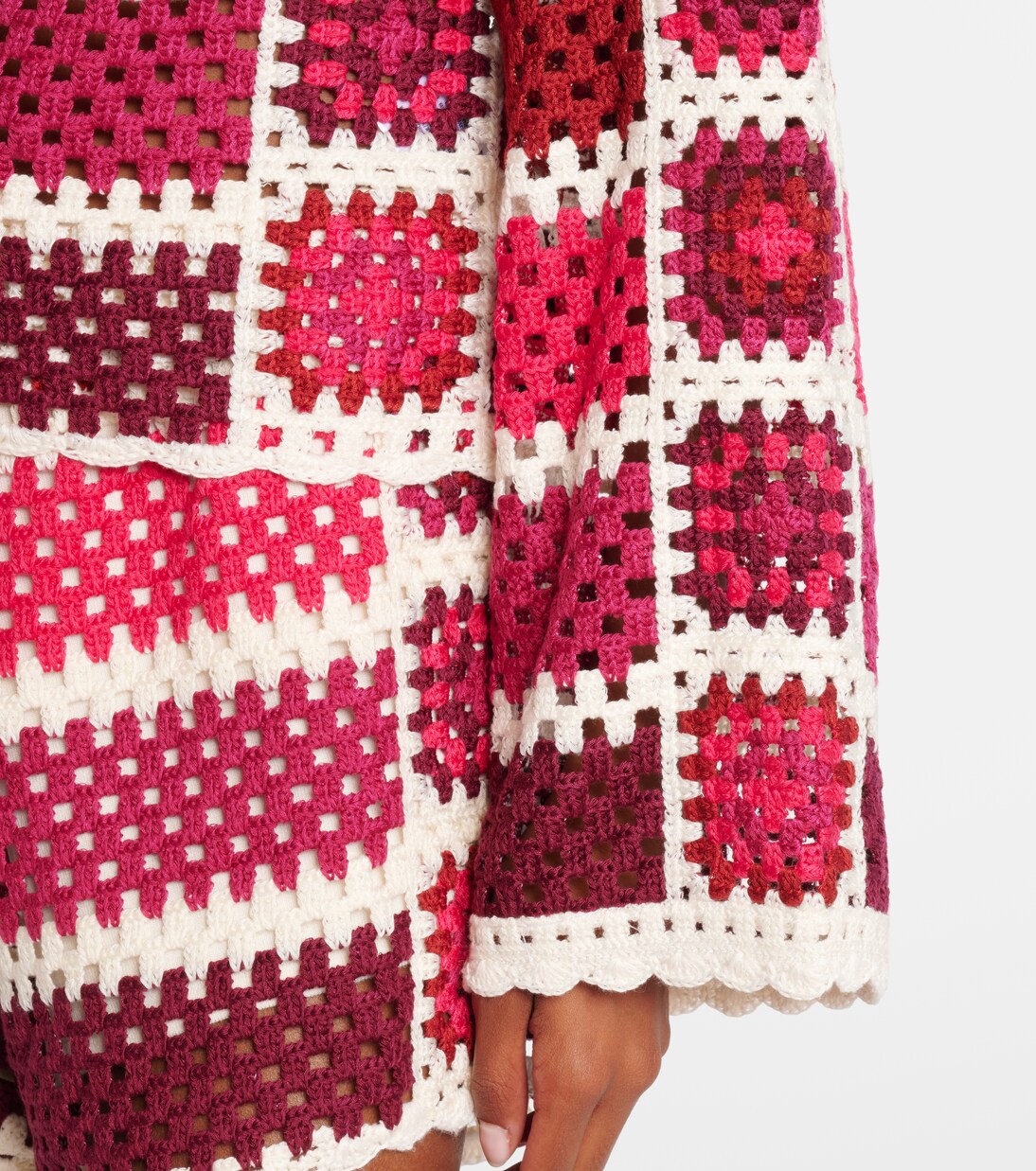 Cardigan aus Häkelstrick | Farm Rio