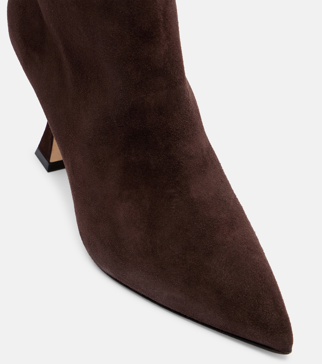 Stiefel Miralonepla 90 aus Veloursleder | Manolo Blahnik