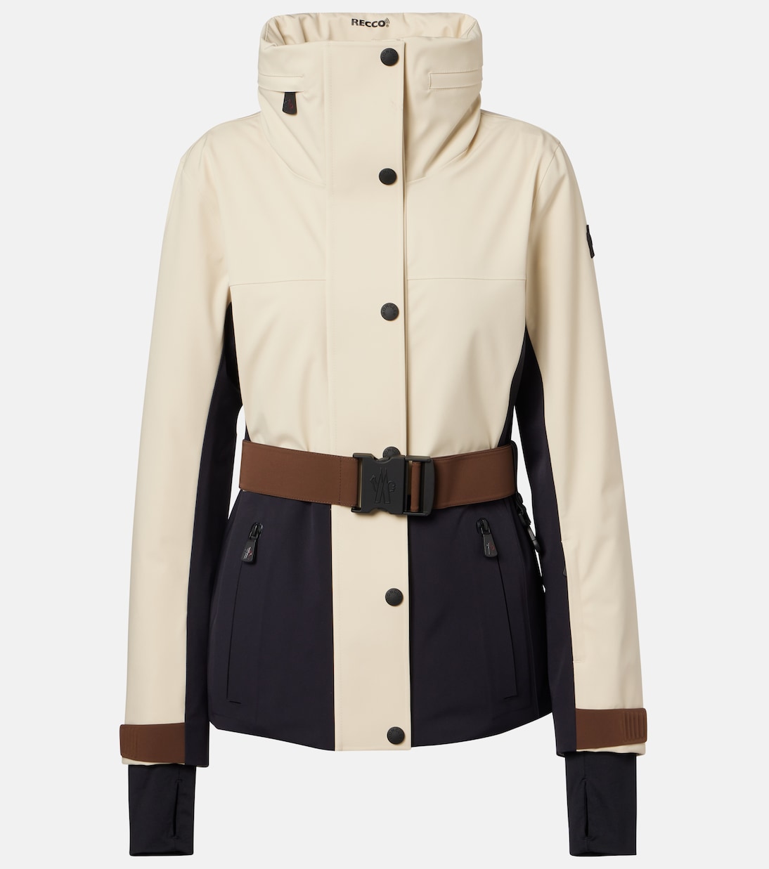 Belted ski jacket | Moncler Grenoble