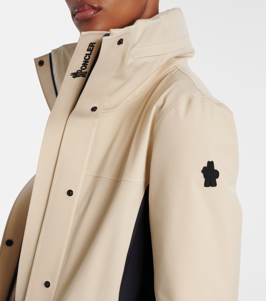 Belted ski jacket | Moncler Grenoble