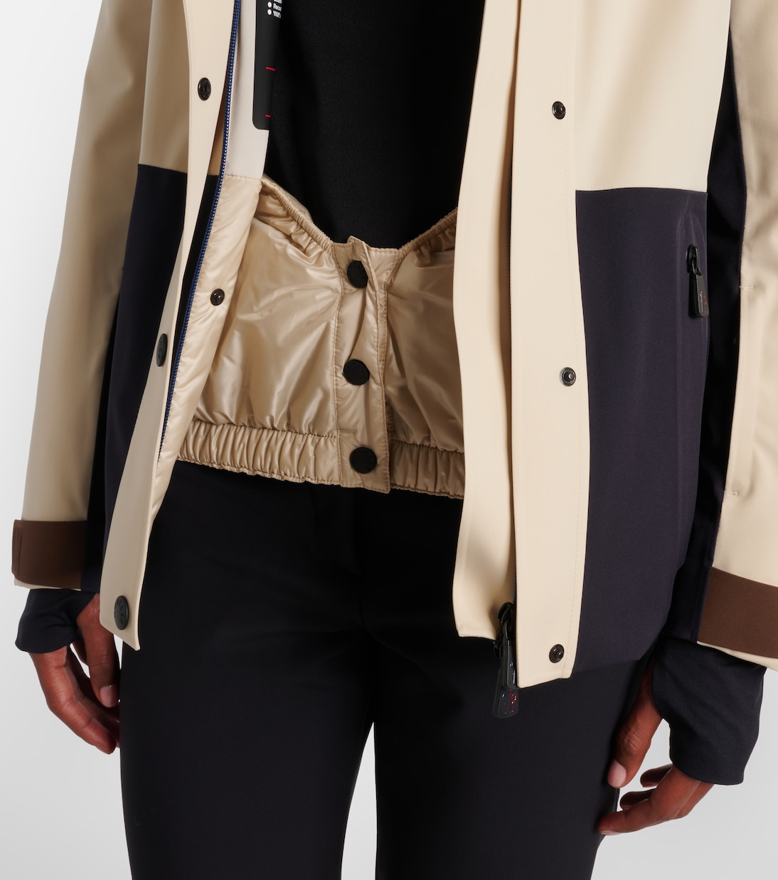 Belted ski jacket | Moncler Grenoble