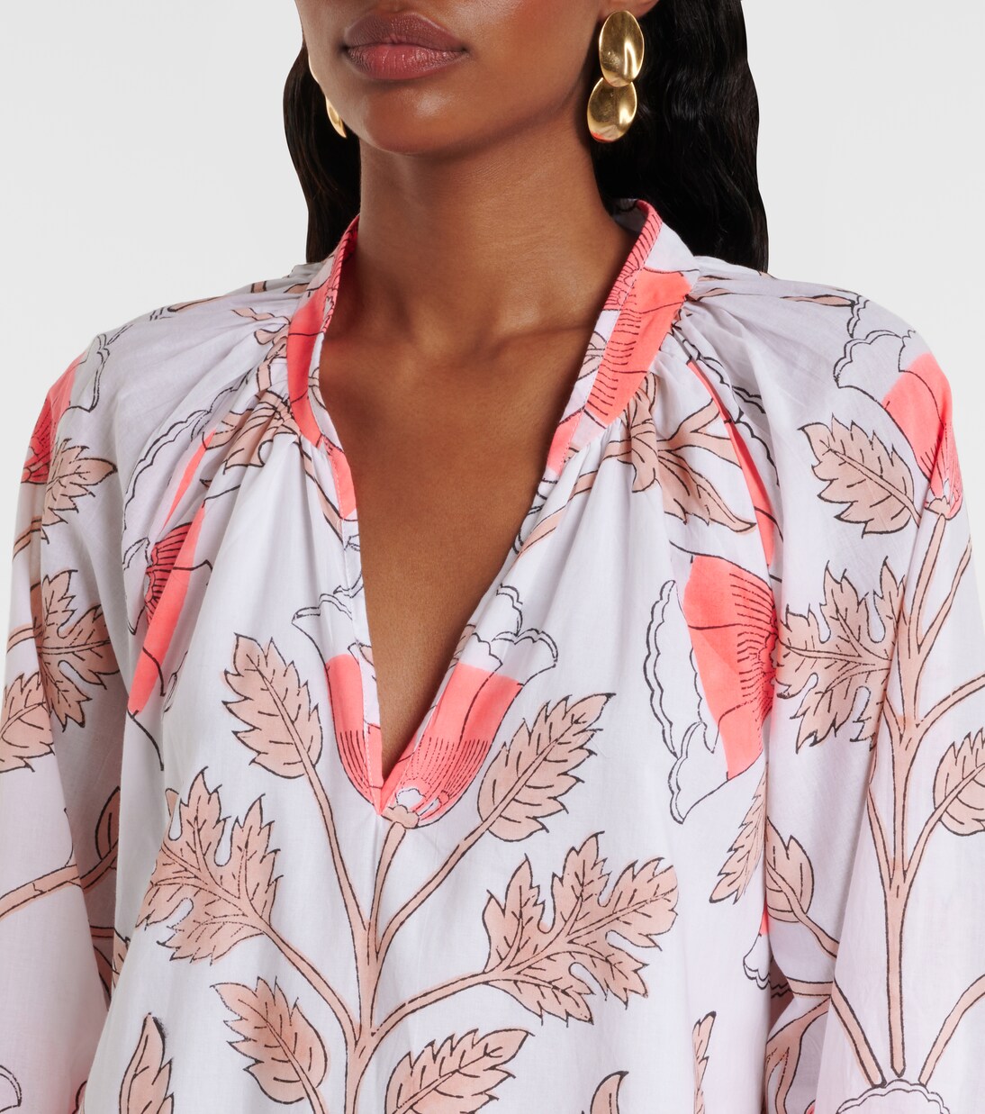 Robe imprimée en coton | Juliet Dunn