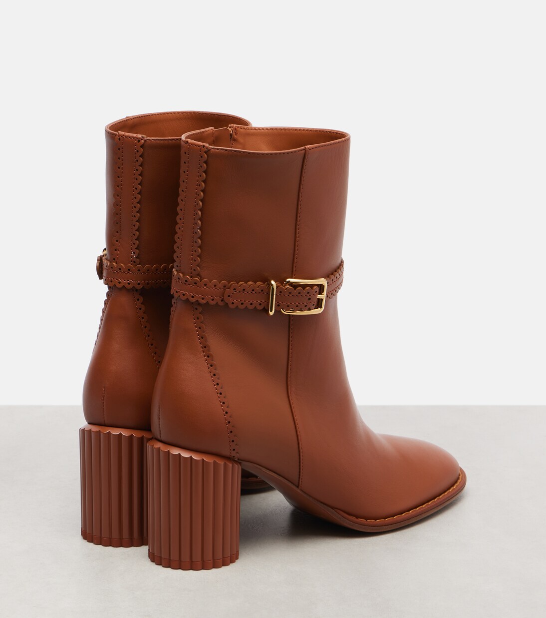 Eddie 70 leather ankle boots | Zimmermann