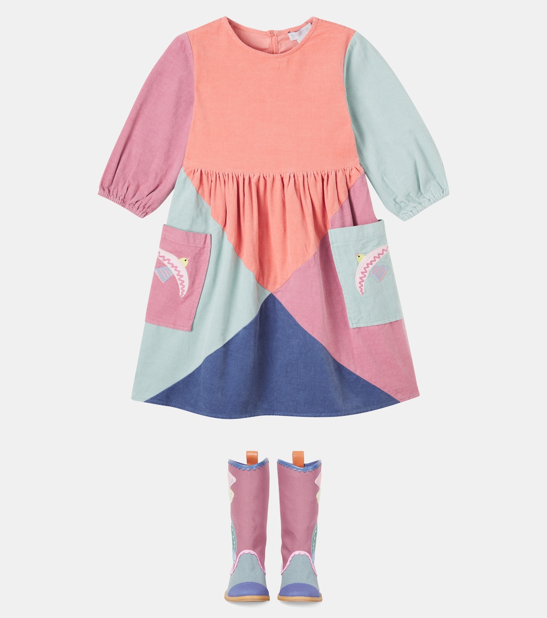 Cotton corduroy dress | Stella McCartney Kids