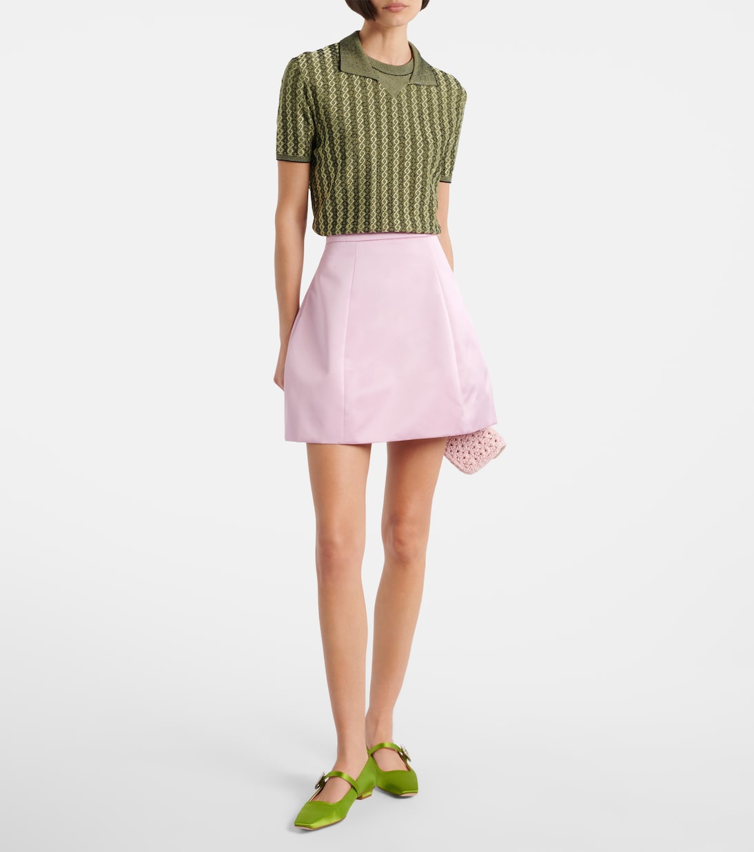 Mary-Jane-Ballerinas Belle Vivier 25 aus Satin | Roger Vivier