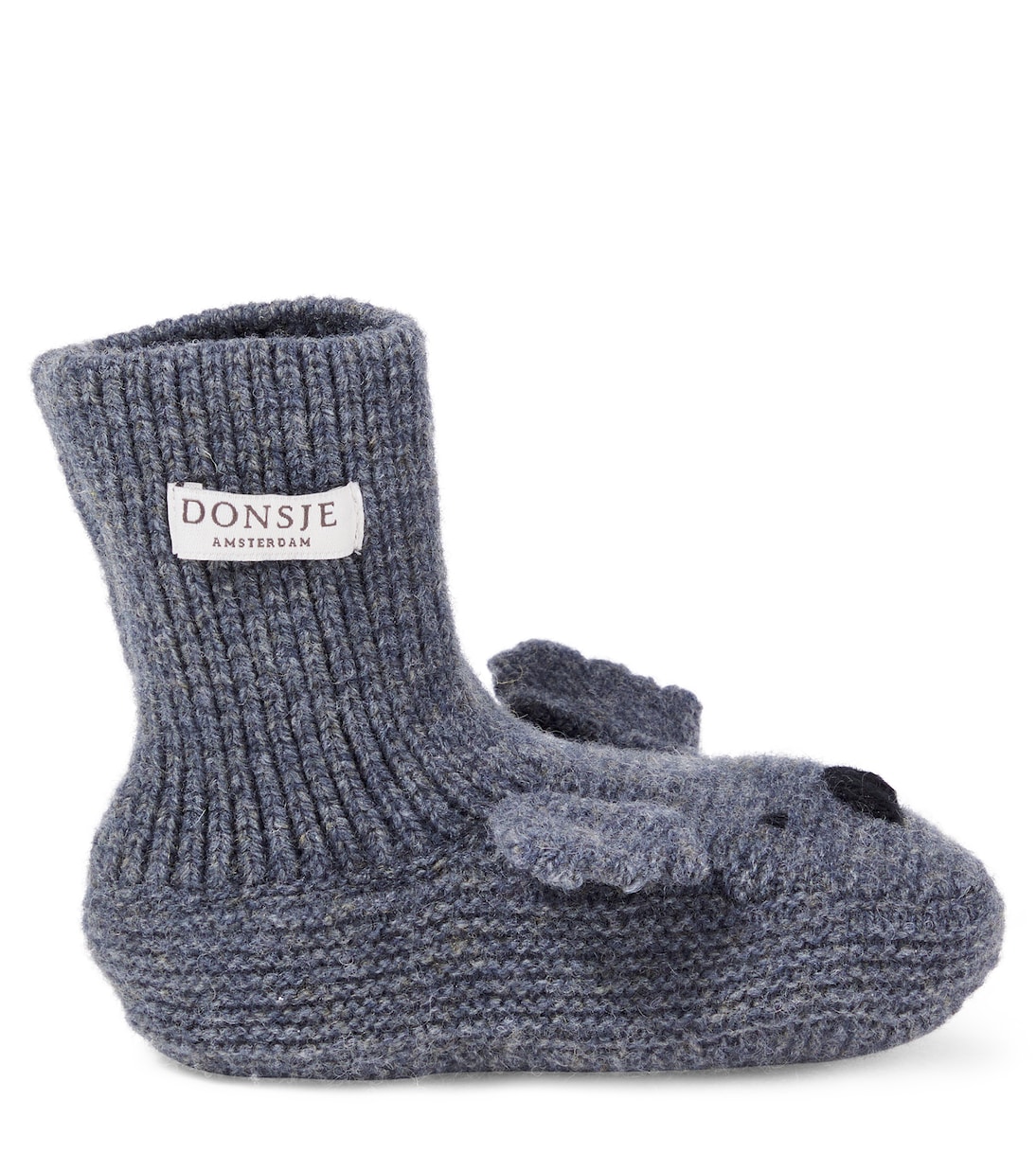 Baby Maicer knitted wool booties | Donsje