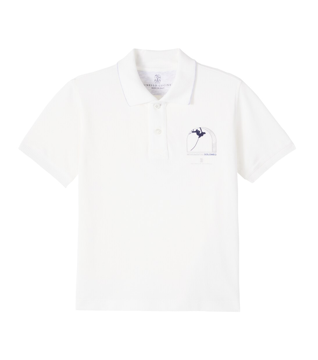 Cotton polo shirt | Brunello Cucinelli Kids
