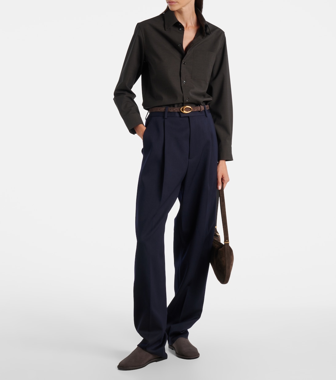 Slippers Spencer aus Veloursleder | A.Emery