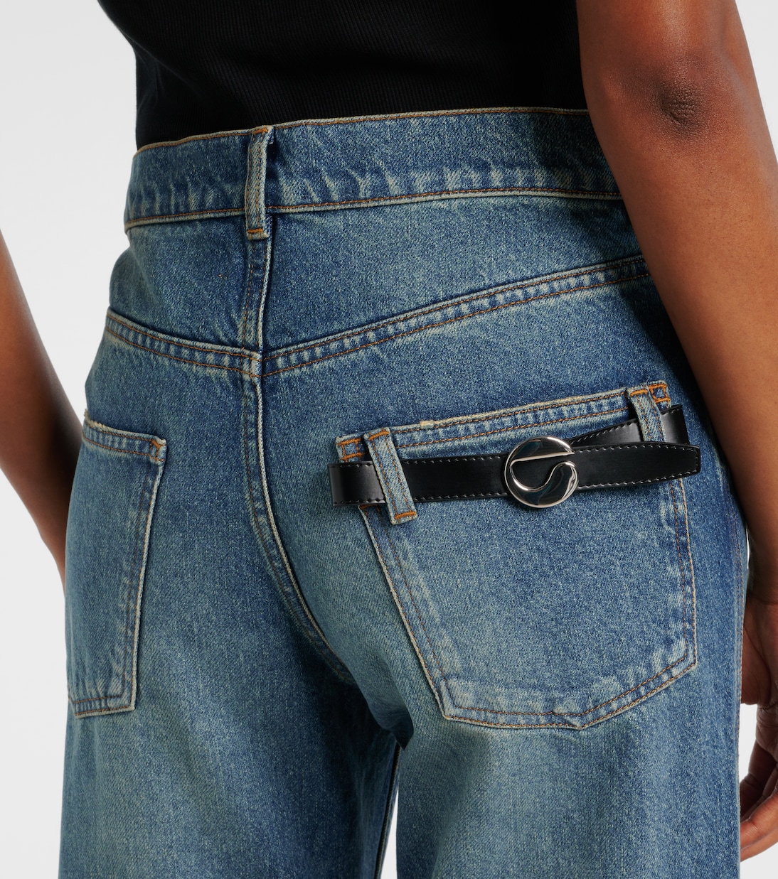 Mid-rise straight jeans | Coperni