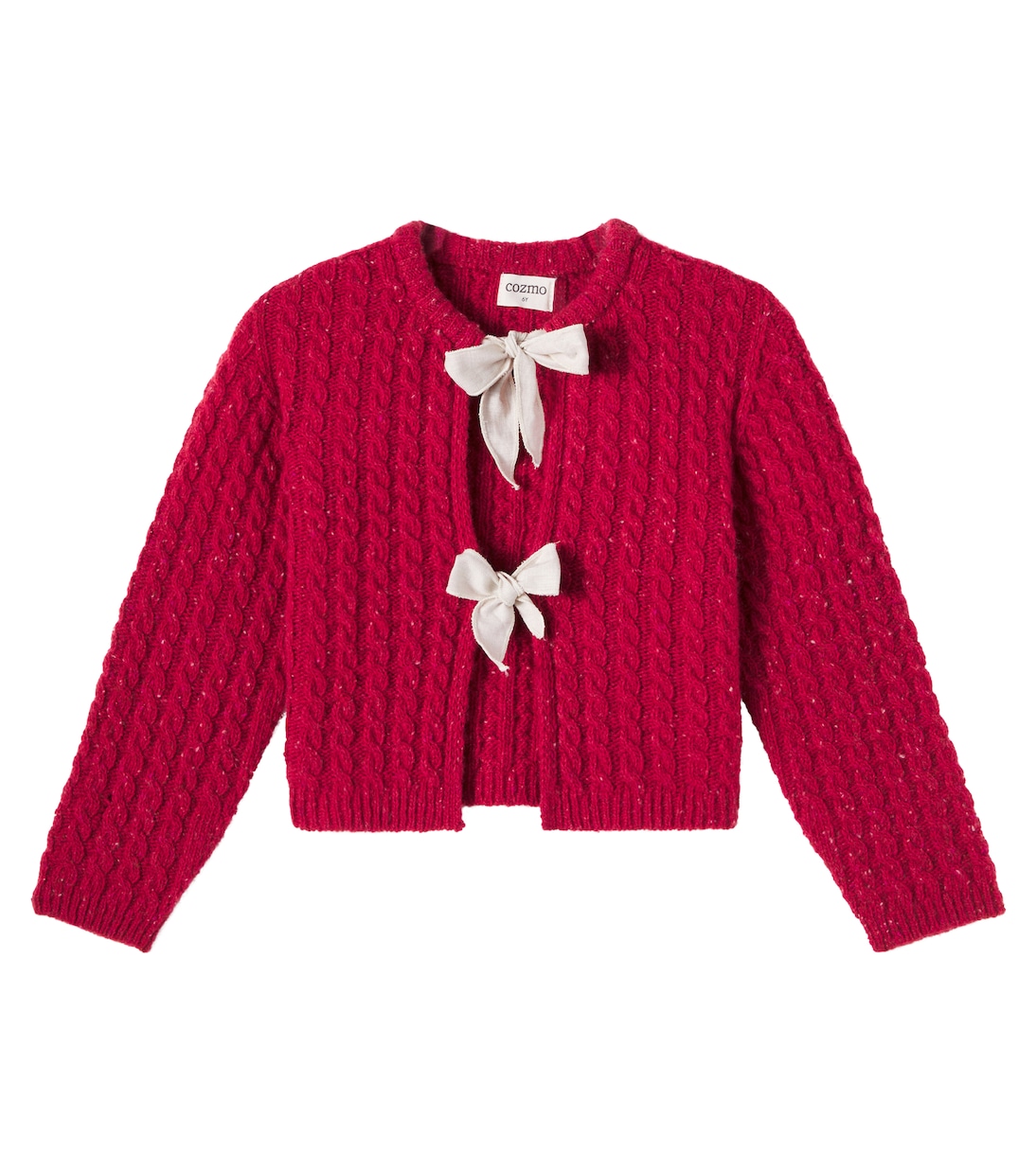 Martinique cable-knit wool-blend cardigan | Cozmo