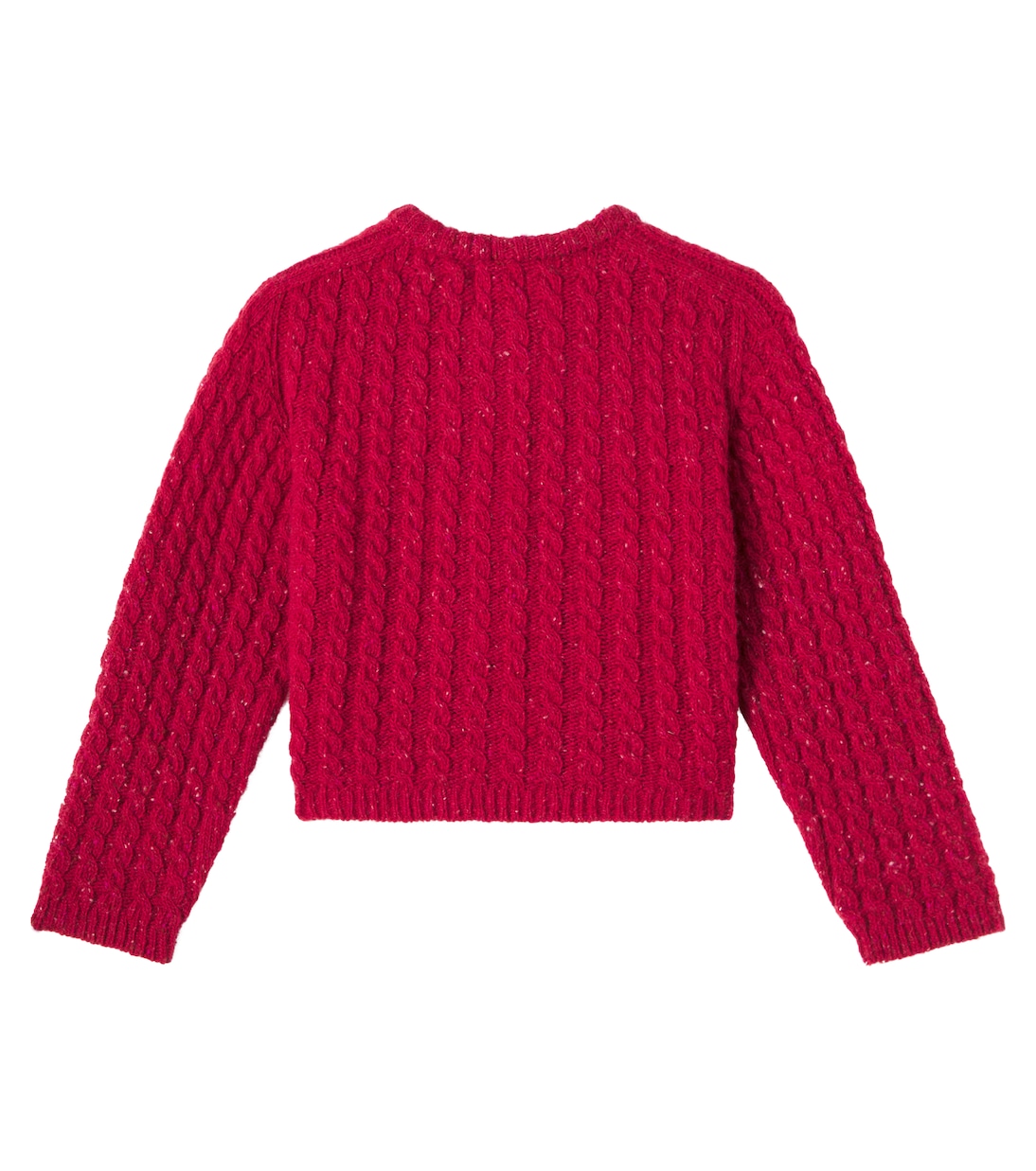 Martinique cable-knit wool-blend cardigan | Cozmo