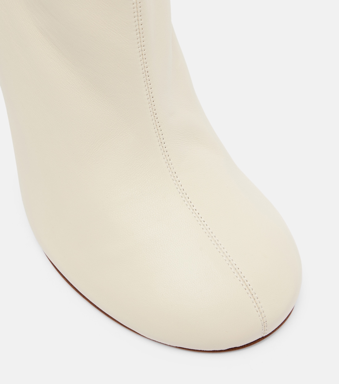 Iris 95 leather ankle boots | Amina Muaddi