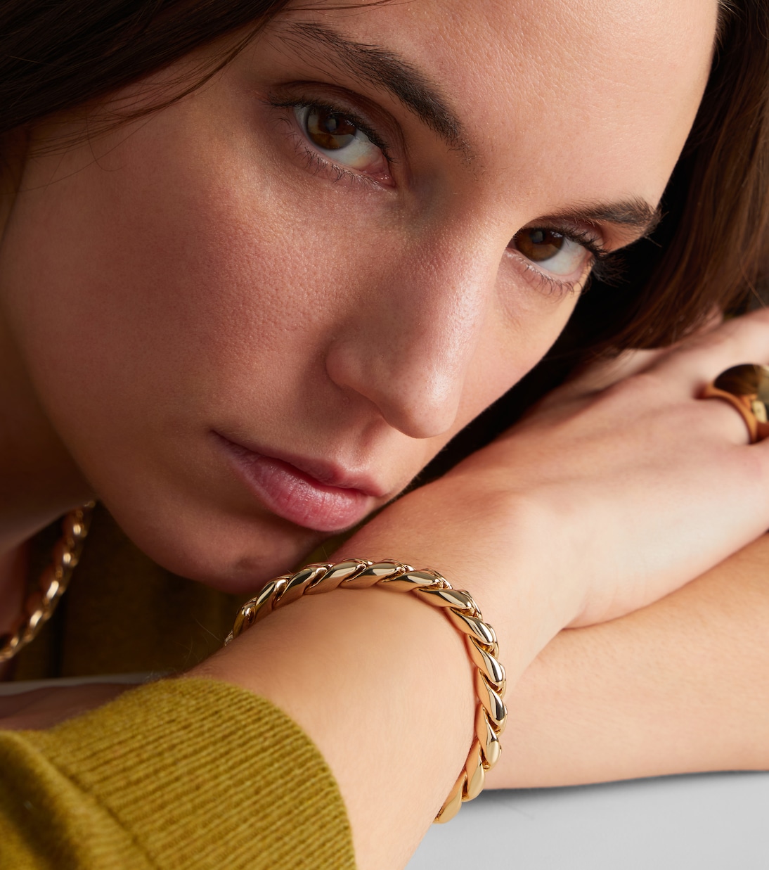 Pulsera de cadena Chelsea chapada en oro | Jennifer Fisher