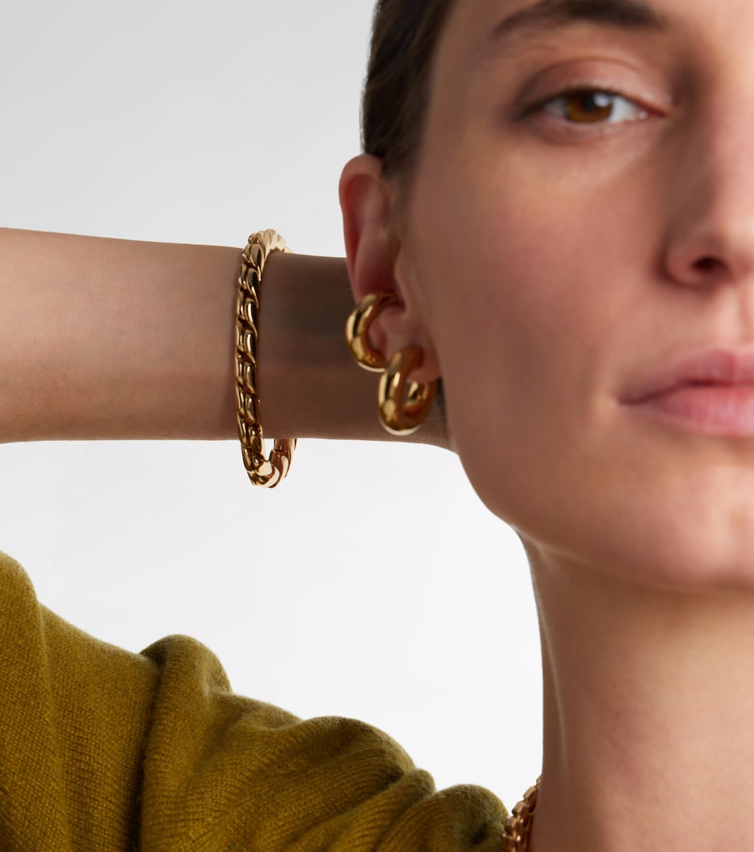 Pulsera de cadena Chelsea chapada en oro | Jennifer Fisher