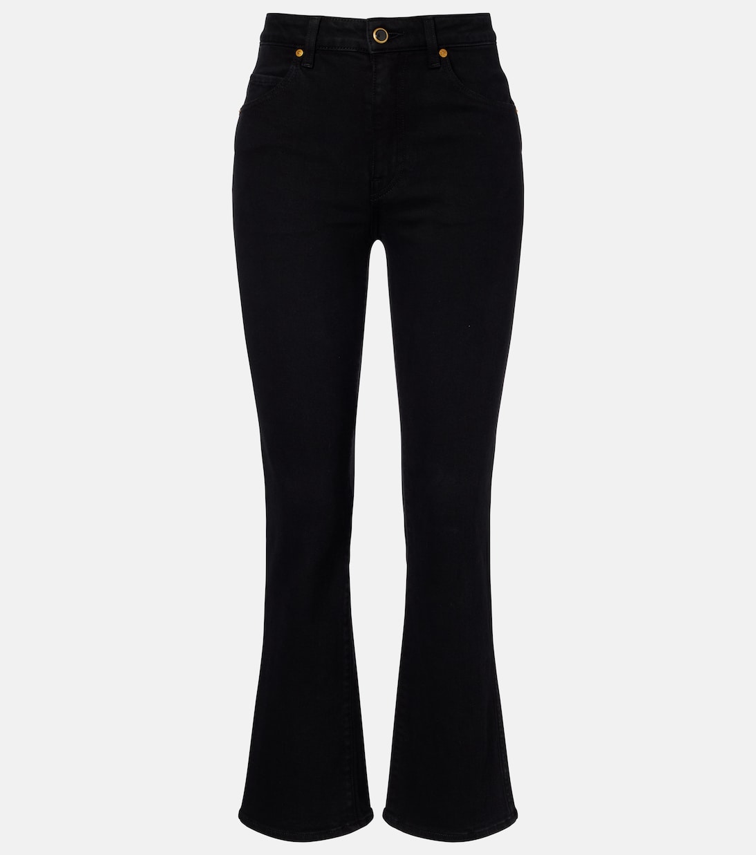 Vivian high-rise cropped flared jeans | Khaite