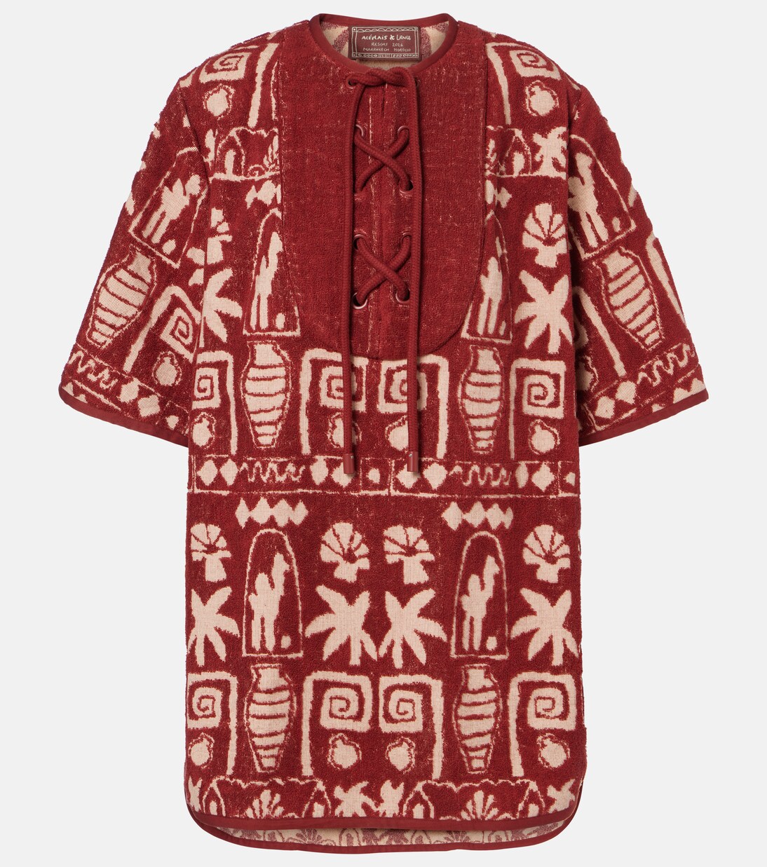 x LRNCE Maya cotton minidress | Alémais