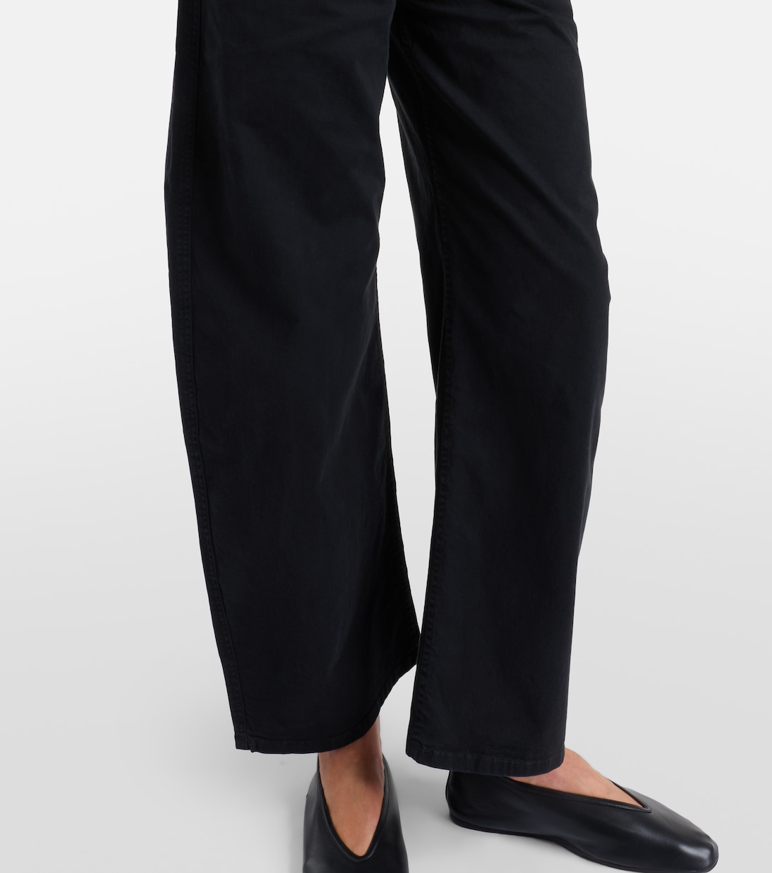 Tribeca cotton twill barrel-leg pants | Nili Lotan