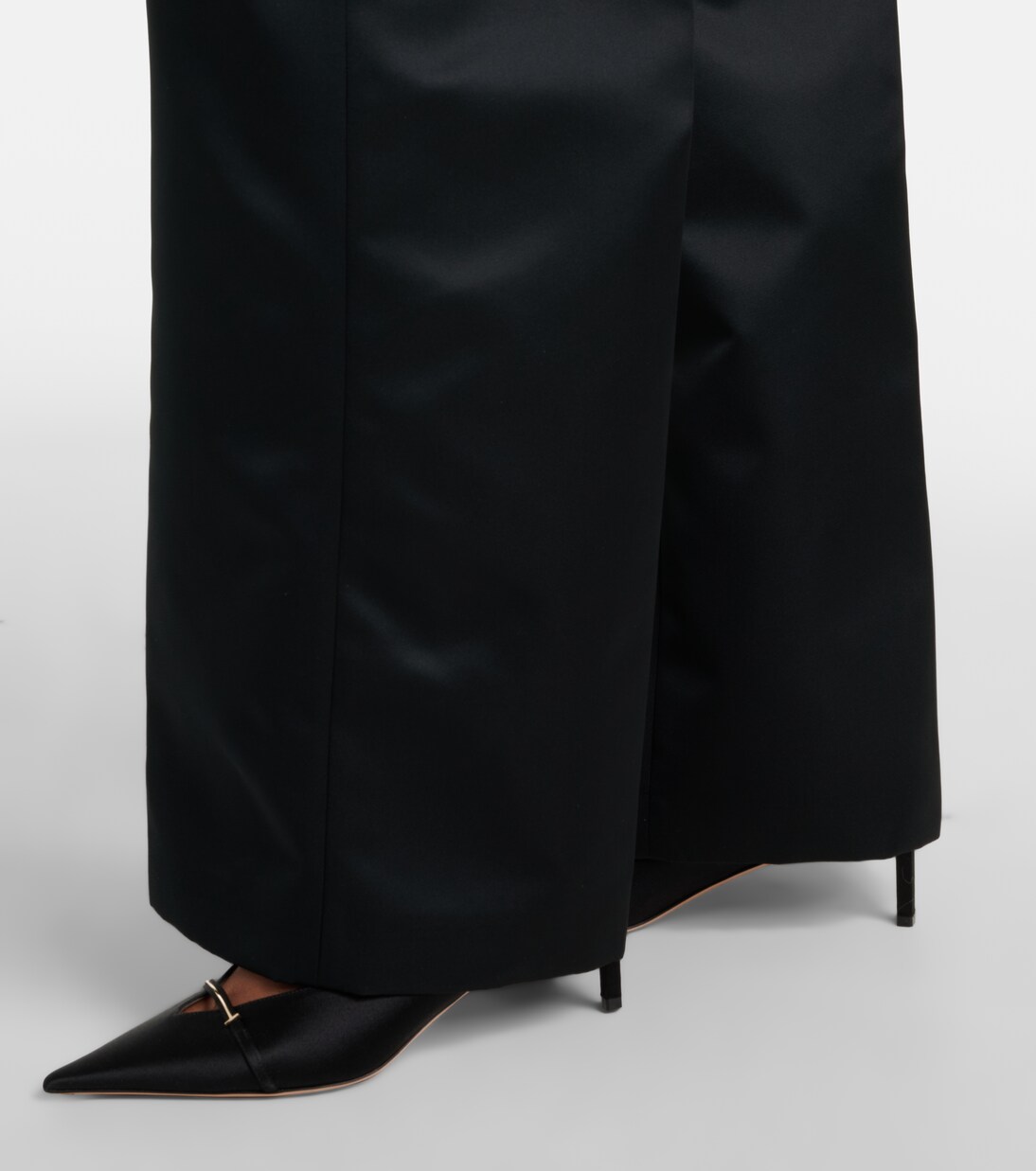 Brickell satin wide-leg pants | The Frankie Shop