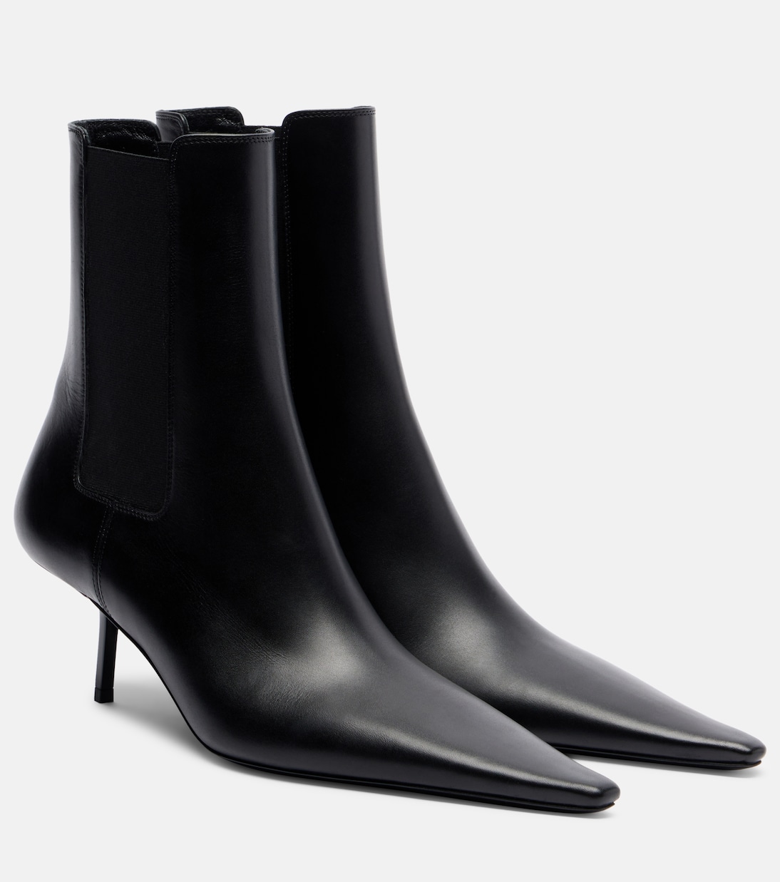 Victoire 55 leather ankle boots | Saint Laurent