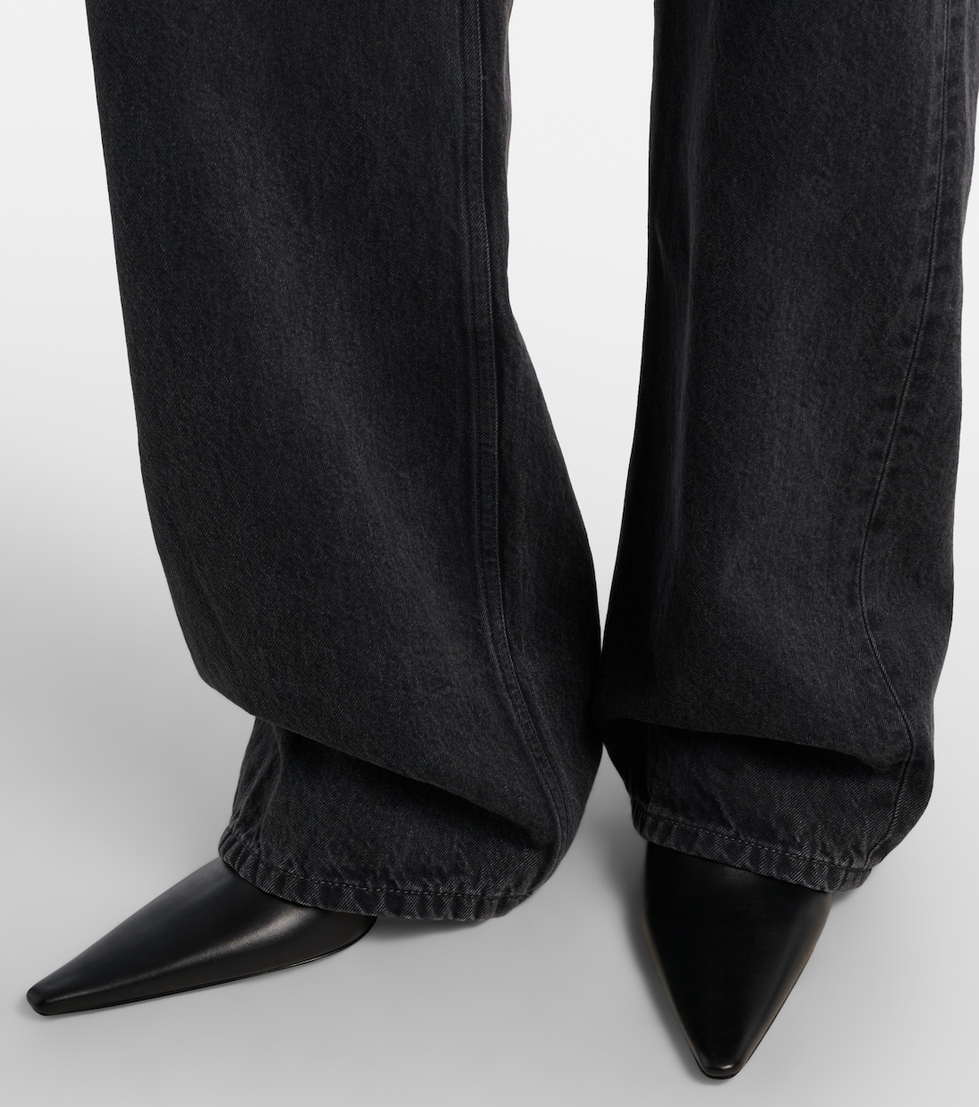 Victoire 55 leather ankle boots | Saint Laurent