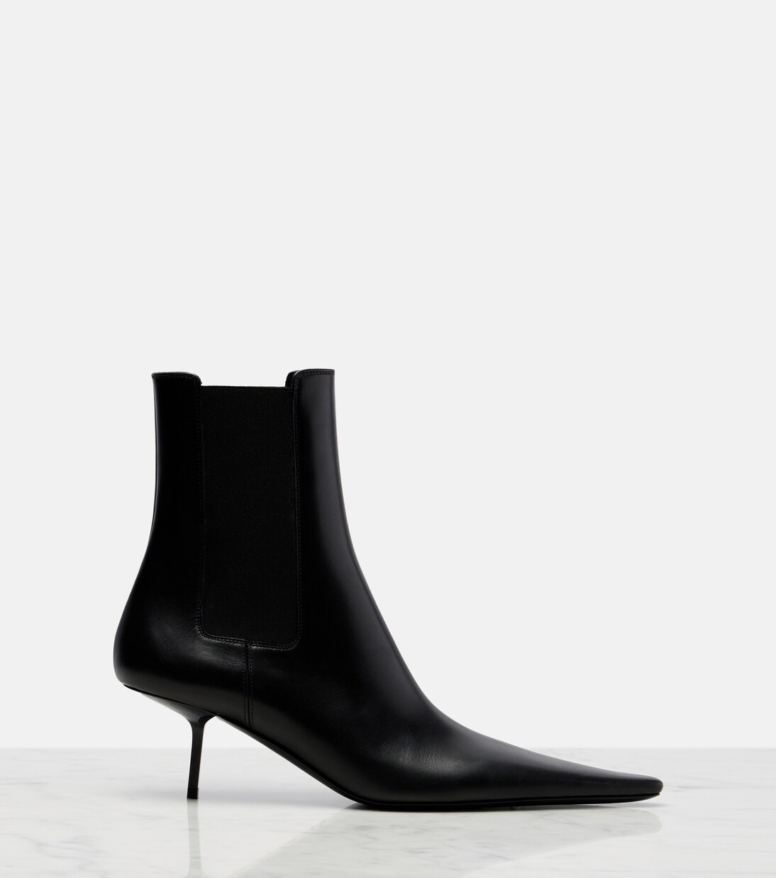 Victoire 55 leather ankle boots | Saint Laurent
