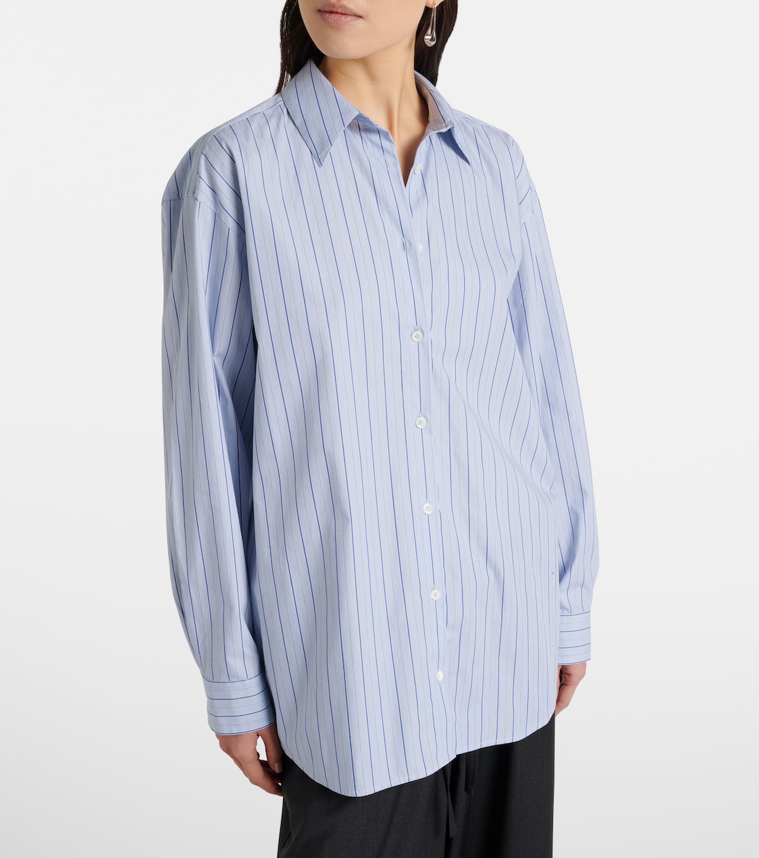 Chemise rayée en coton | Toteme