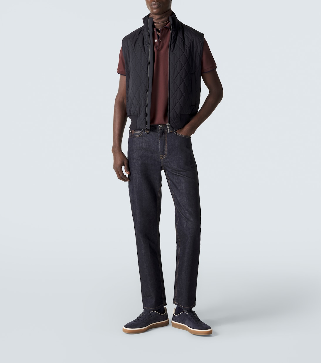 Brentwood cotton-blend piqué polo shirt | Loro Piana