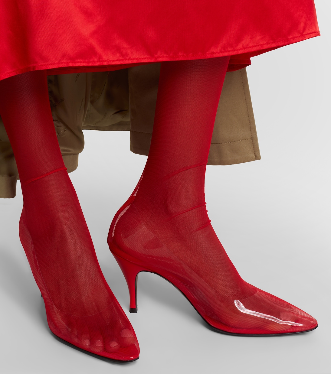 Pantaboots Sheer Perfection aus Mesh | Herbert Levine