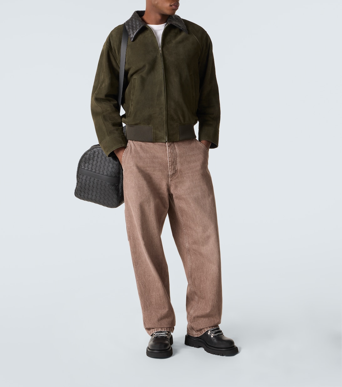 Schnürstiefel Lug aus Leder | Bottega Veneta