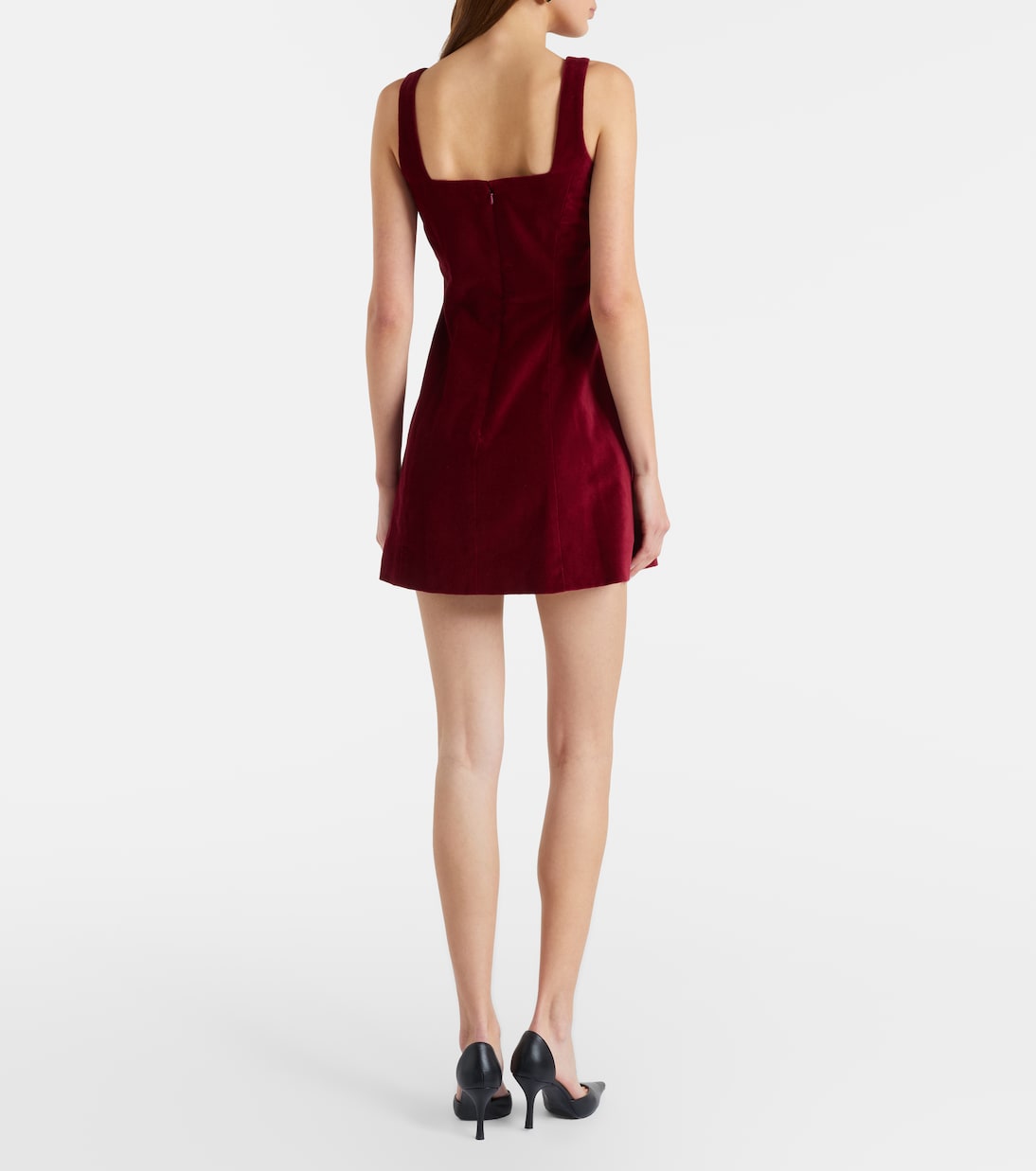 Brooke cotton velvet minidress | Markarian