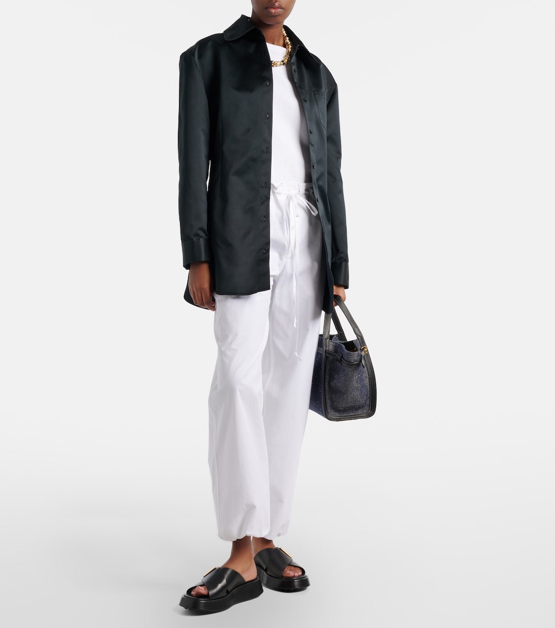 皮革凉拖鞋 | Tod's