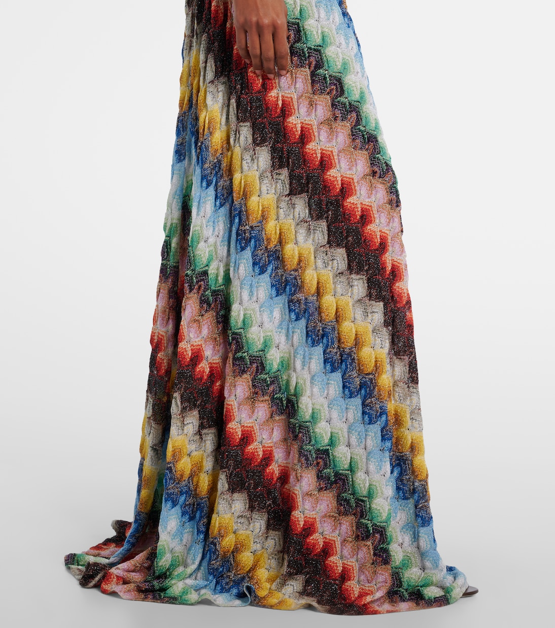 Maxikleid aus Häkelstrick | Missoni