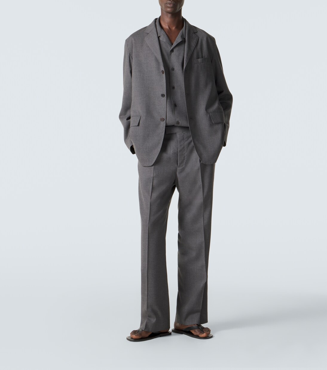 Cashmere poplin blazer | Auralee