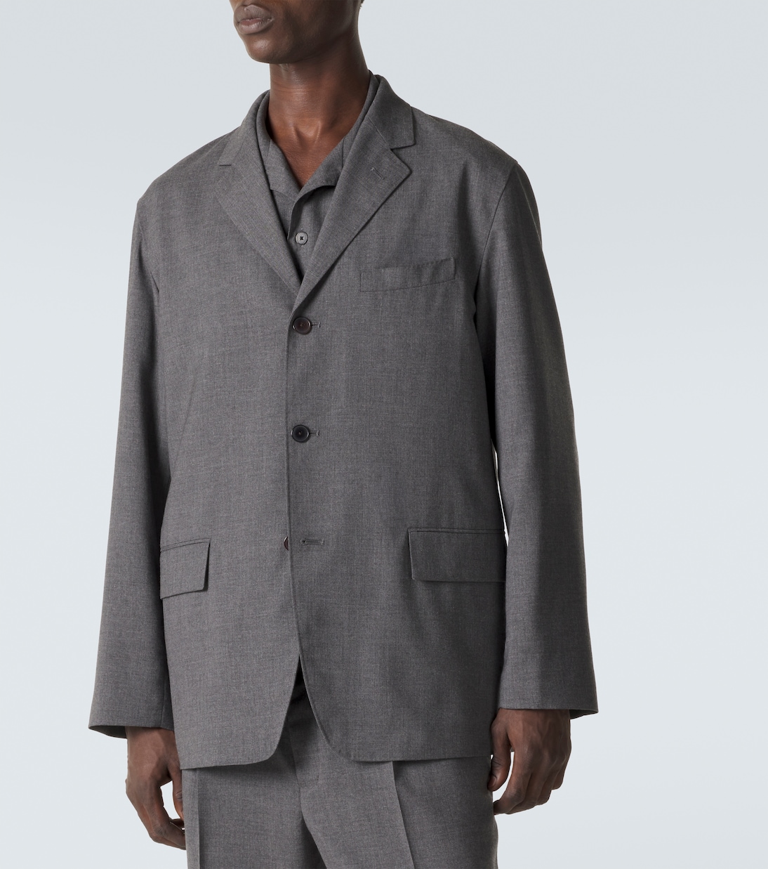 Cashmere poplin blazer | Auralee