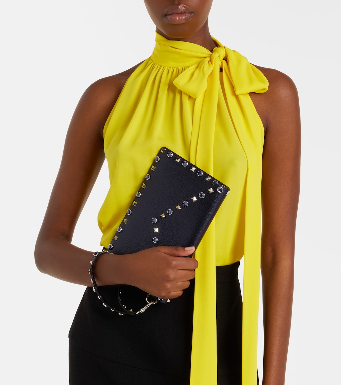 Rockstud Medium leather pouch | Valentino Garavani