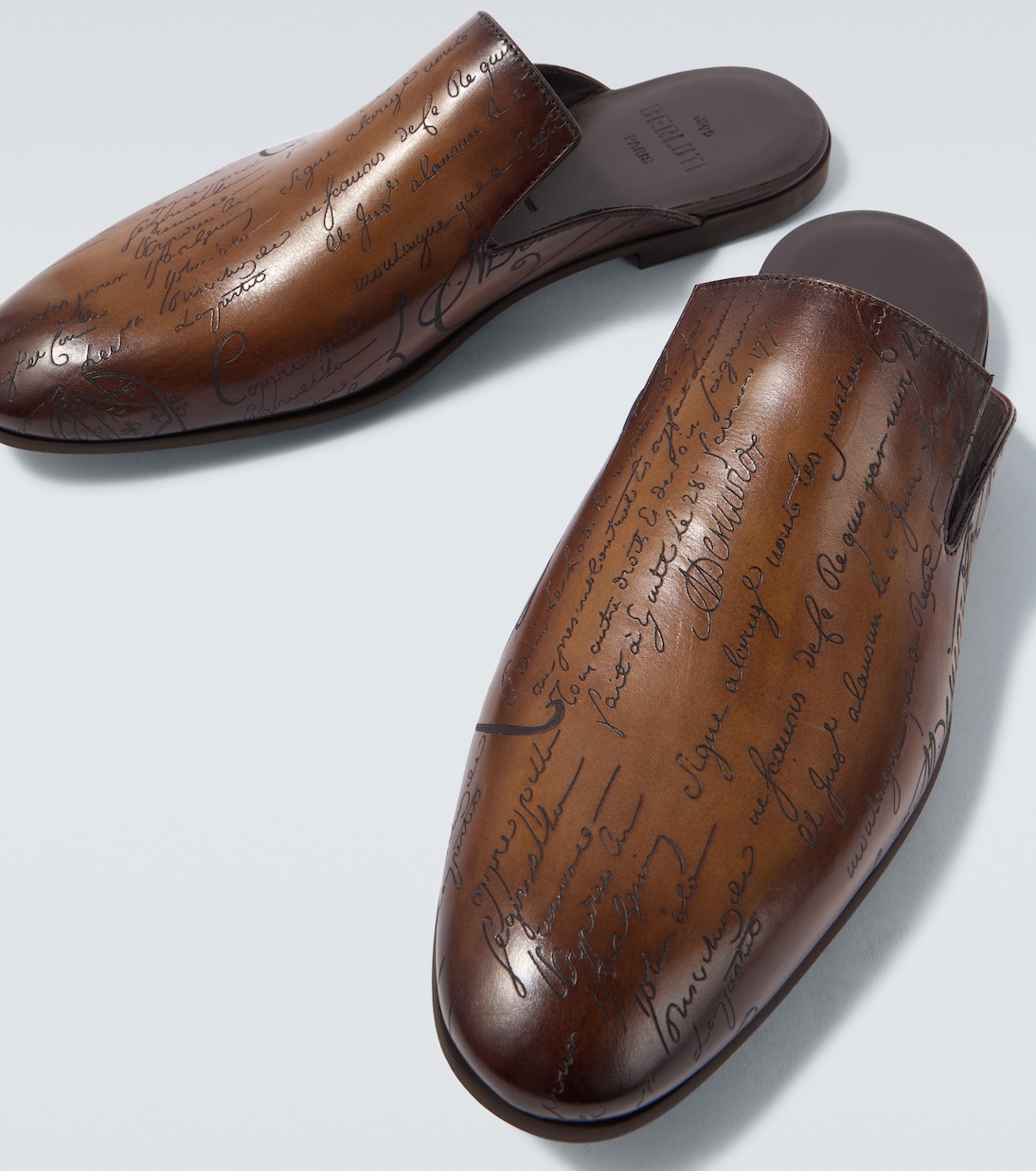 Pantoletten Cyrus Scritto aus Leder | Berluti