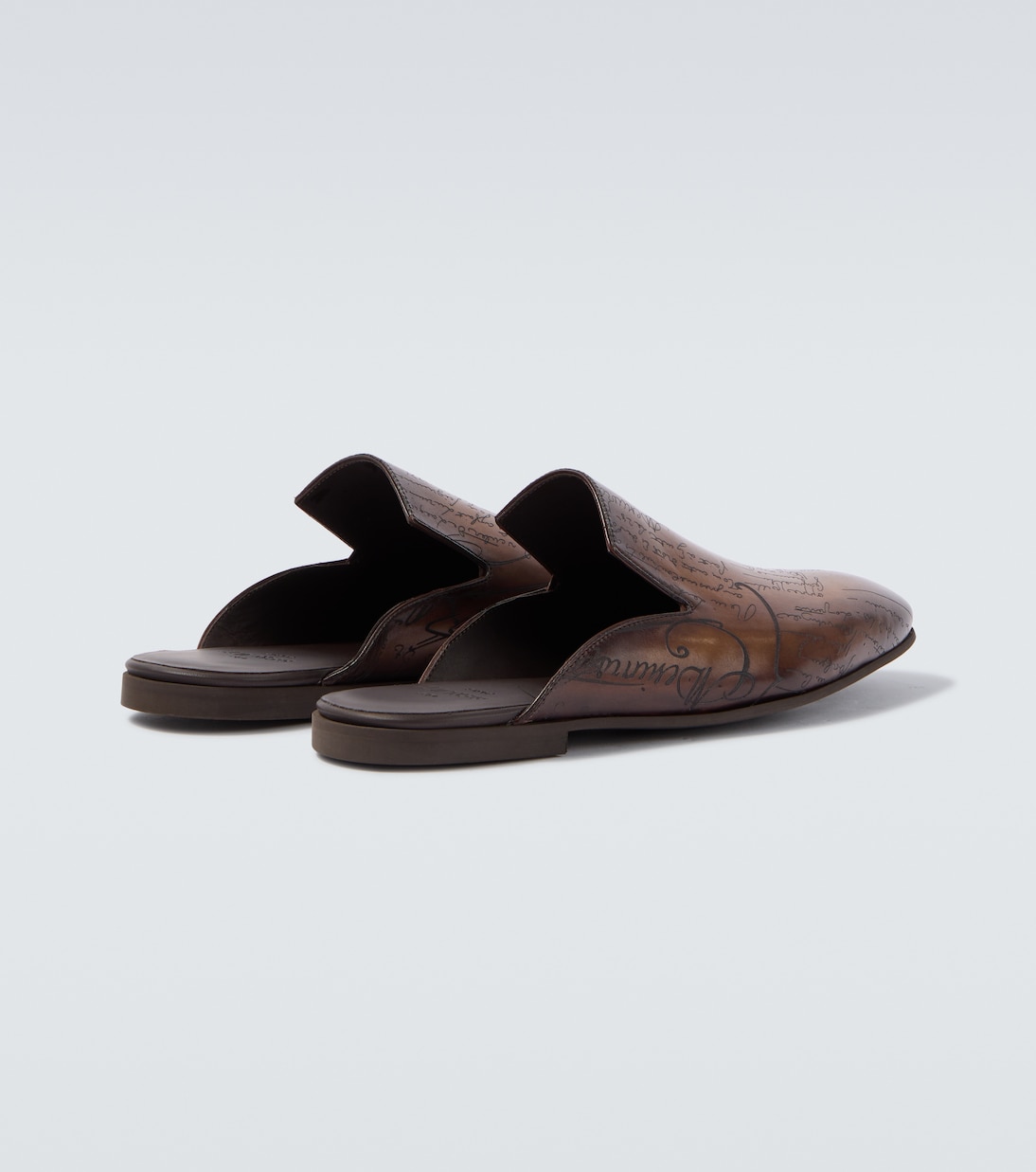 Pantoletten Cyrus Scritto aus Leder | Berluti