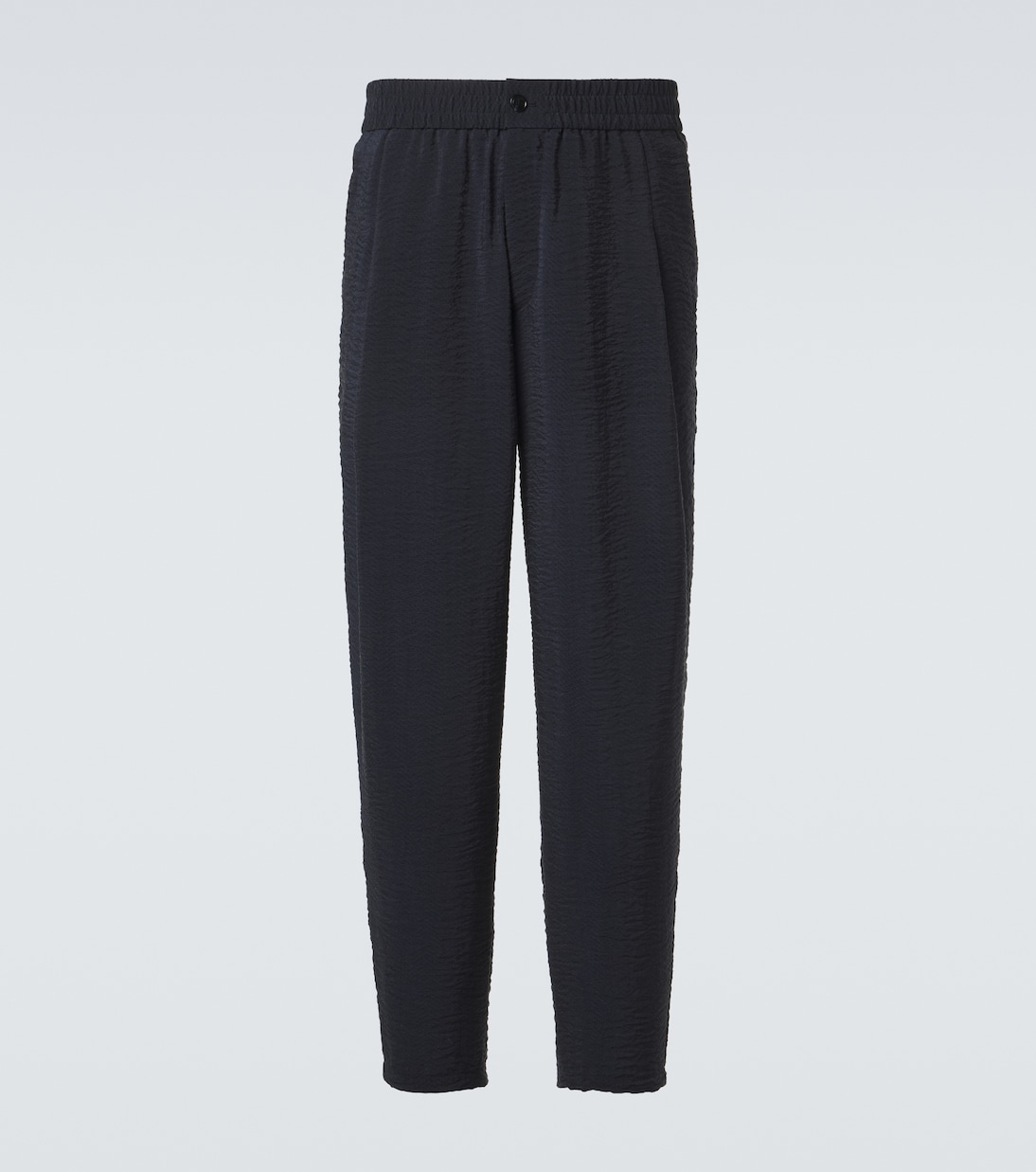Seersucker straight pants | Giorgio Armani