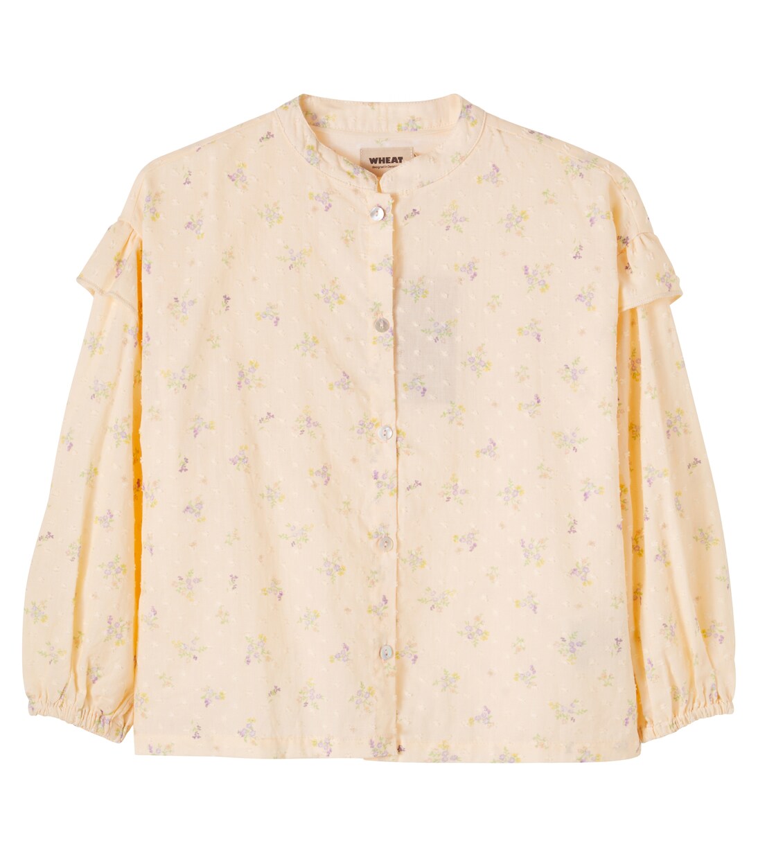 Bedruckte Bluse Gerda aus Baumwolle | Wheat