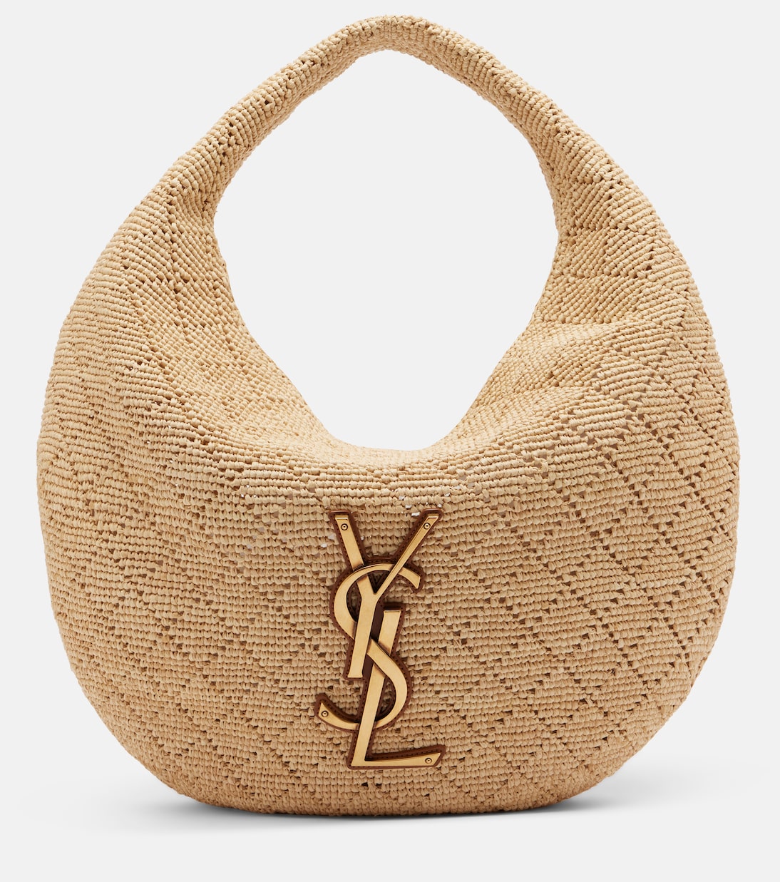 Bolso al hombro Icare de rafia | Saint Laurent