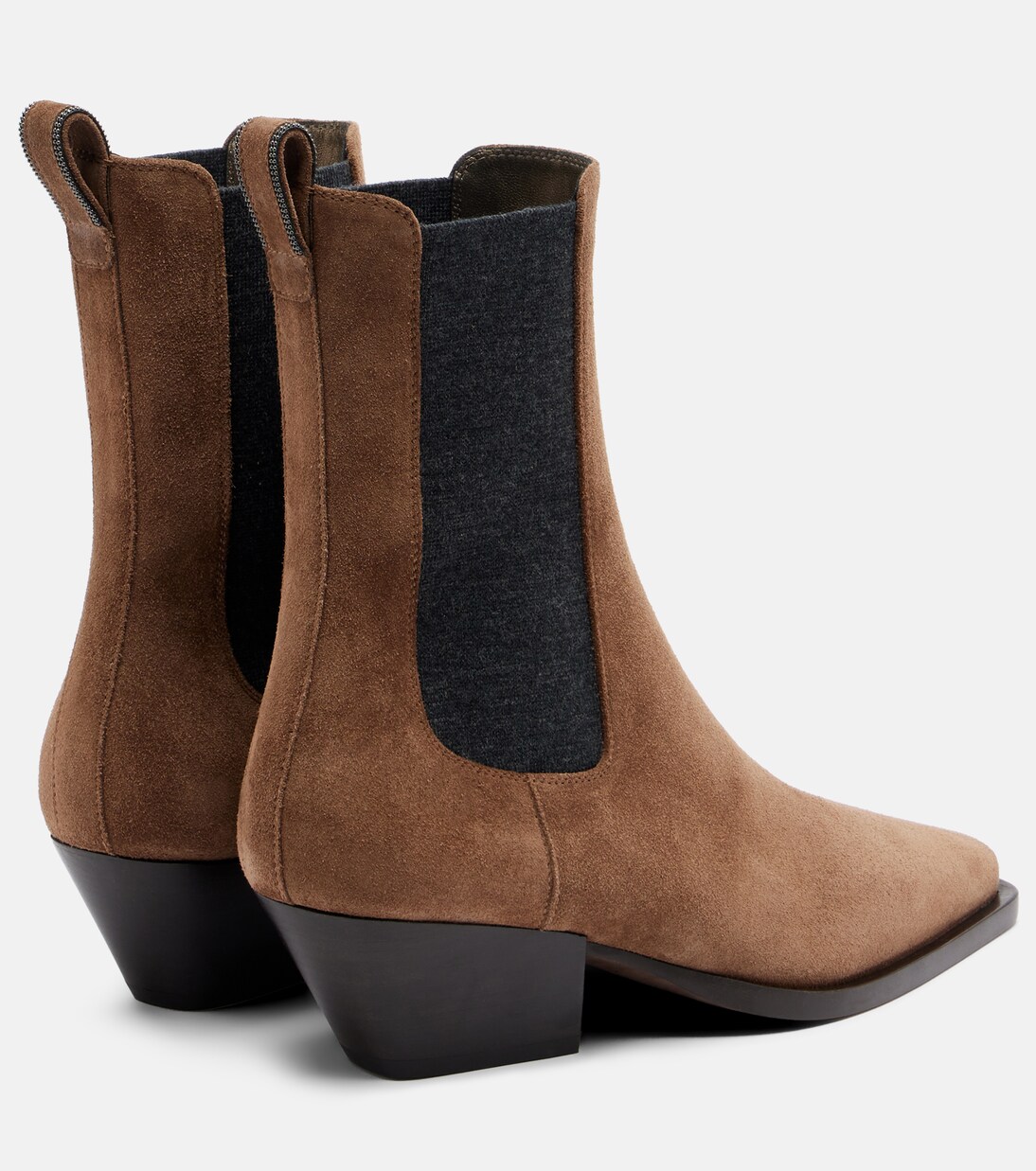 Monili suede Chelsea boots | Brunello Cucinelli
