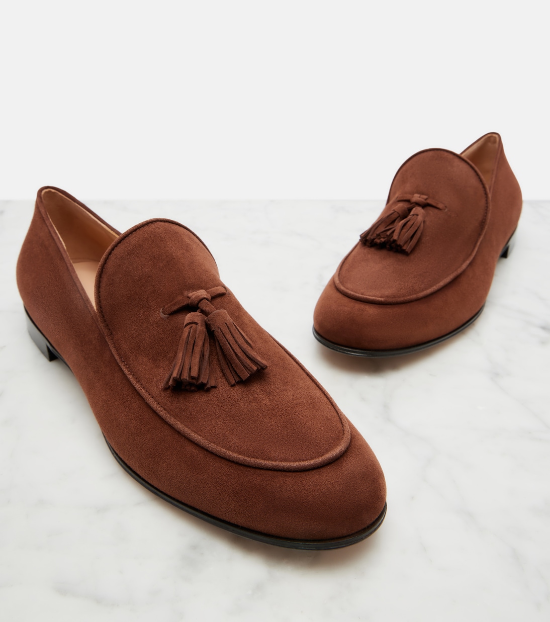 Tasseled suede loafers | Gianvito Rossi