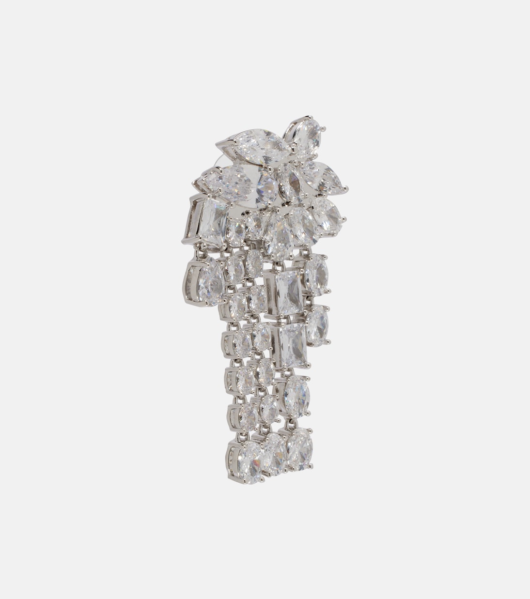 Crystal-embellished drop earrings | Self-Portrait