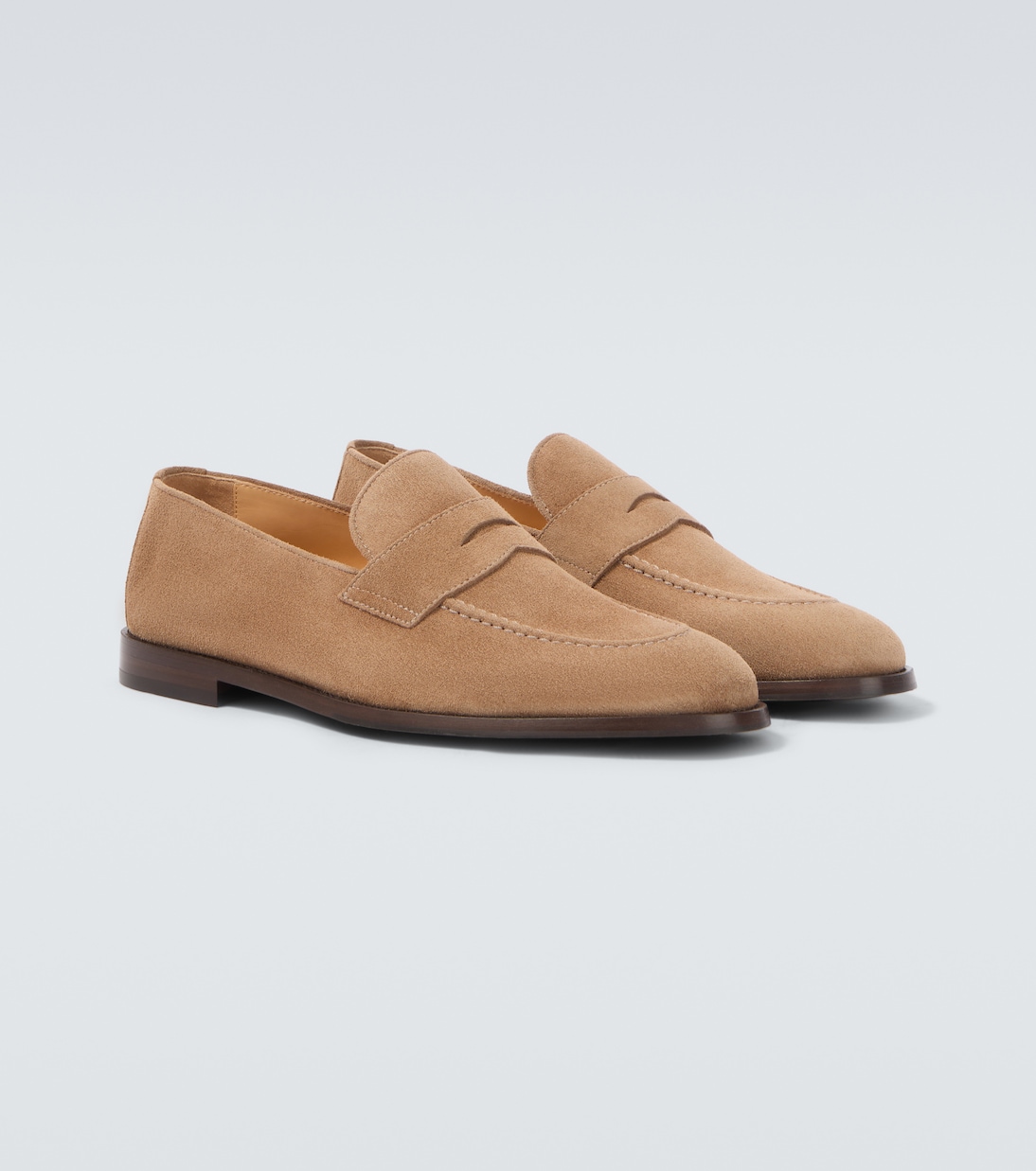 Loafers aus Veloursleder | Brunello Cucinelli